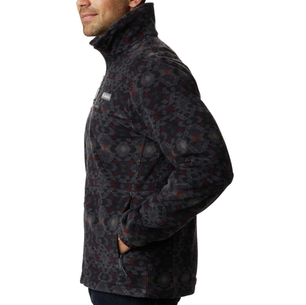 Columbia Steens Mountain Print Fleece Jacket Men's Large